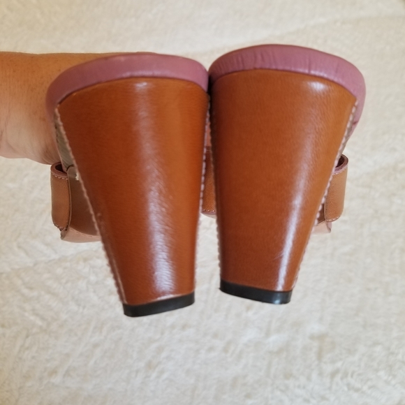 Cole Haan Tan Slide Heeled Sandal 8.5 - Picture 3 of 11